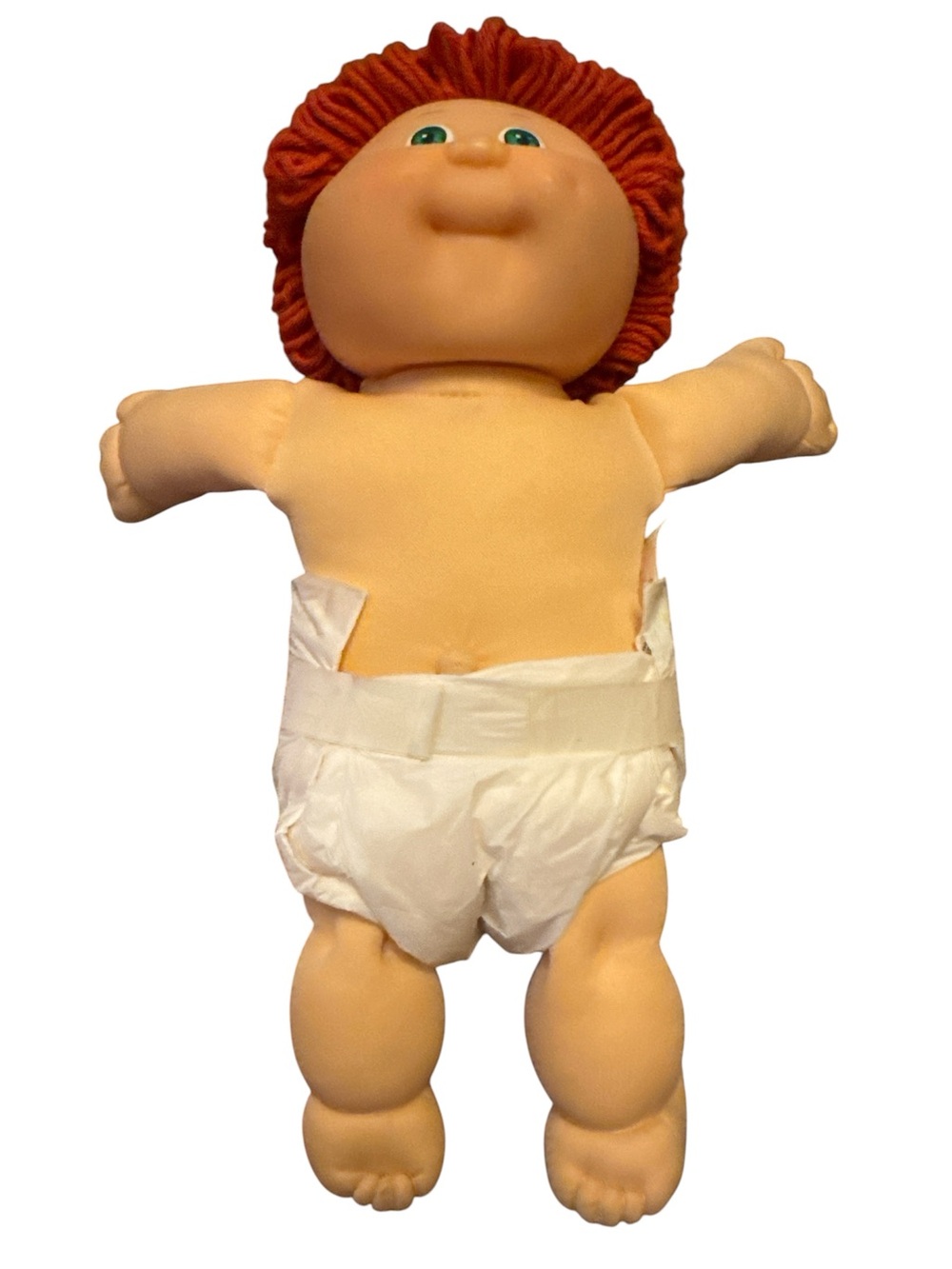 1980’s vintage Cabbage Patch Doll Red-Striped Star Overalls - Yellow Shirt - Picture 5 of 6